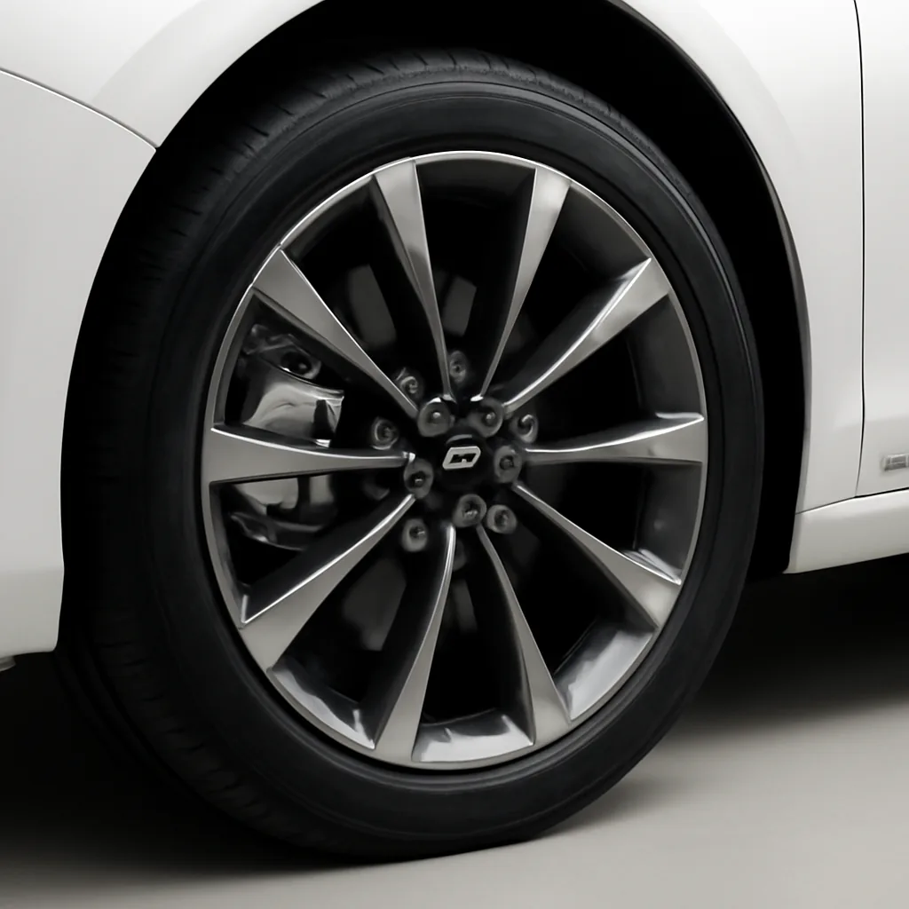 Kia K8 2023–2025, колёсный диск крупным планом