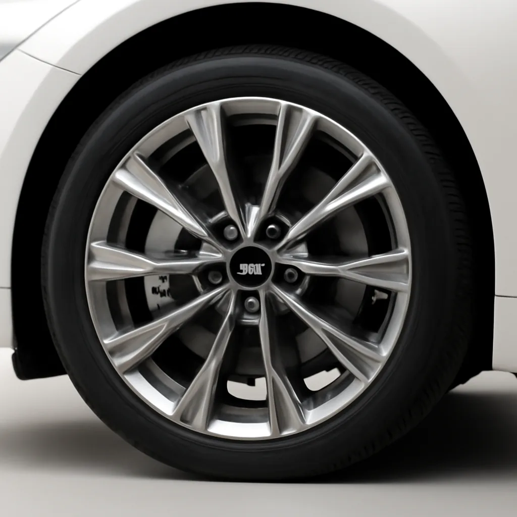 Kia K9 2021–2023, колёсный диск крупным планом