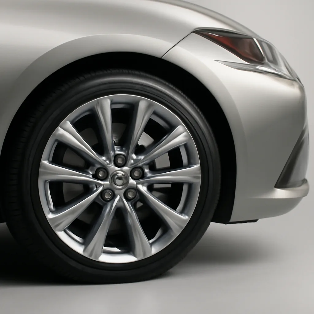 Lexus ES 2021–2023, колёсный диск крупным планом