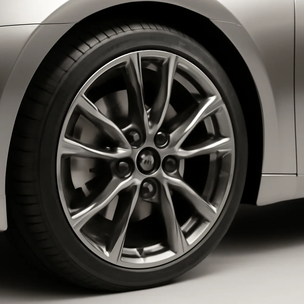 Lexus IS 2019–2021, колёсный диск крупным планом