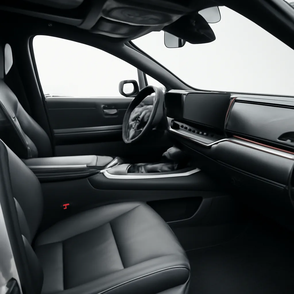 Lexus LM 2023–2025, интерьер · приборная панель