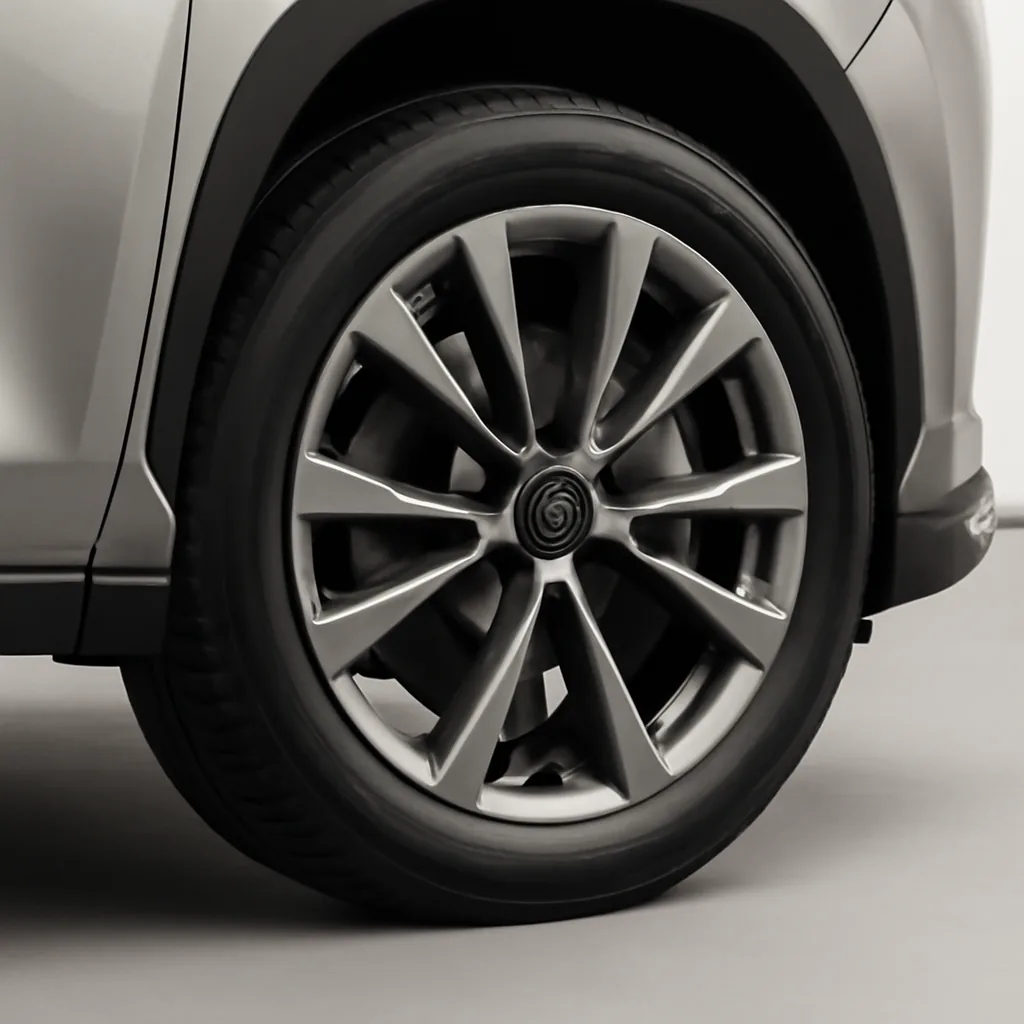 Lexus NX 2020–2022, колёсный диск крупным планом