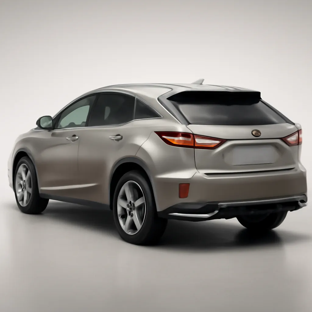 Lexus RX 2021–2023, 3/4 зад
