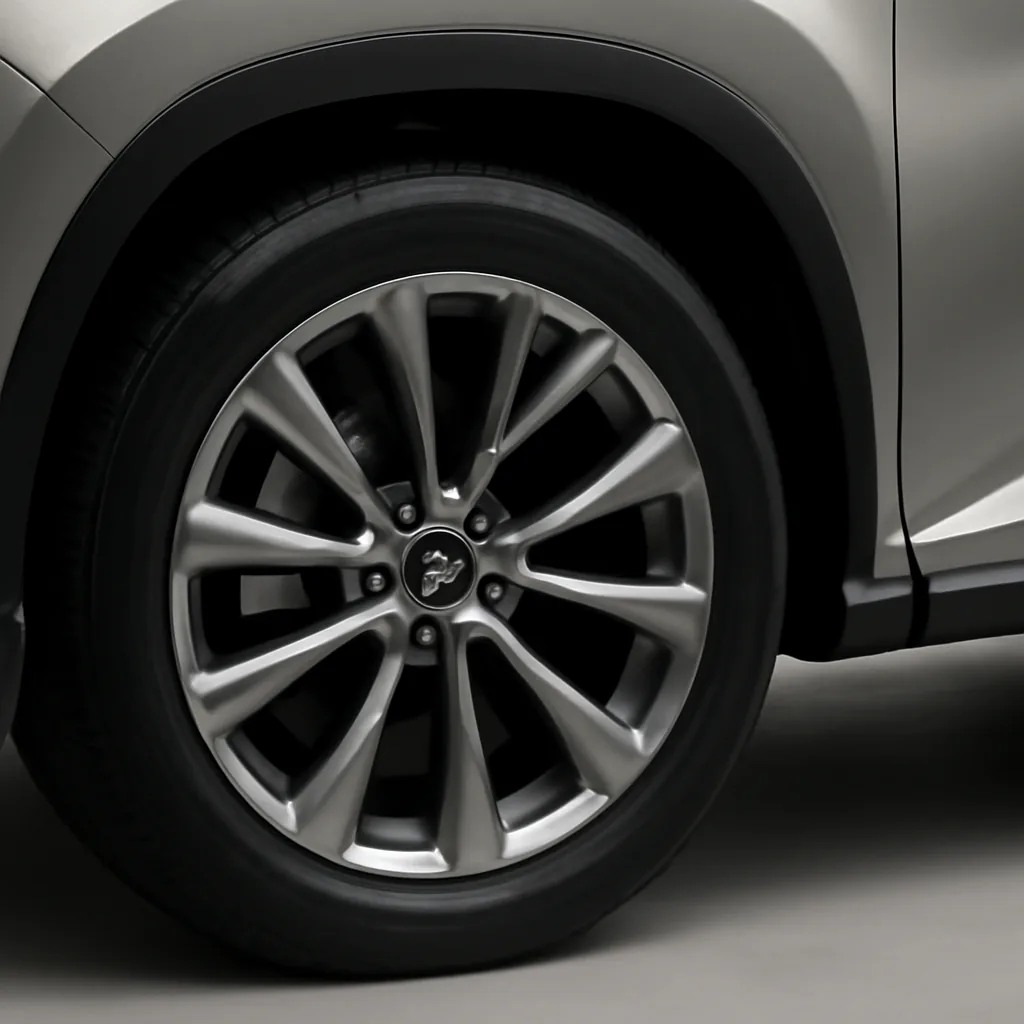 Lexus RX 2021–2023, колёсный диск крупным планом