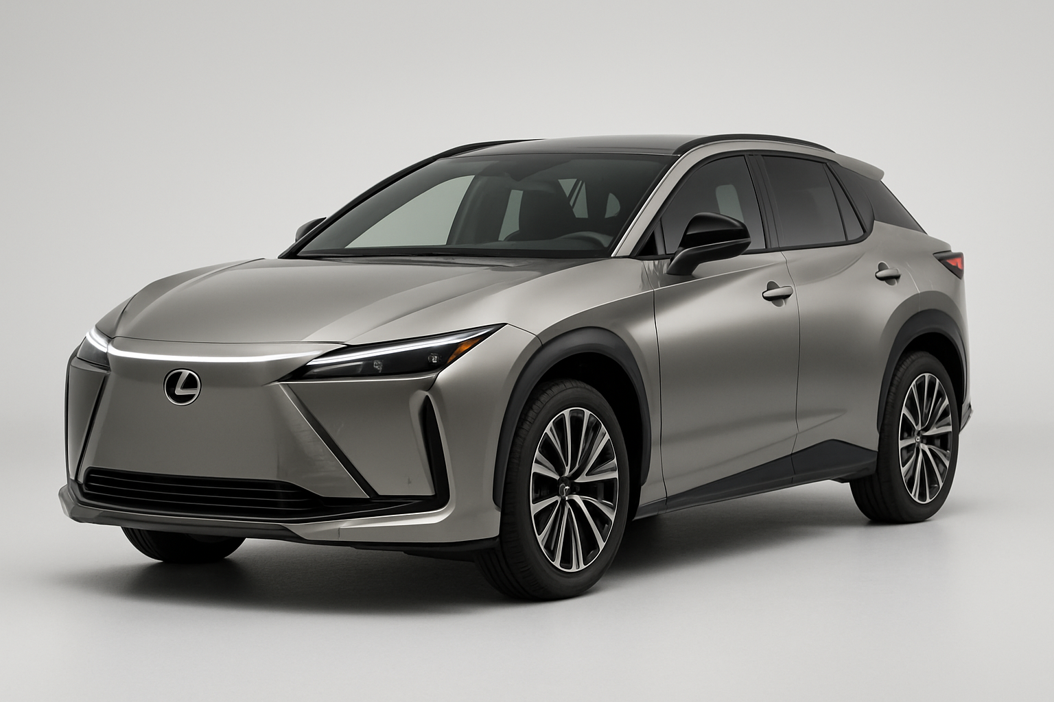 Lexus RZ 2026 года, 3/4 фронт
