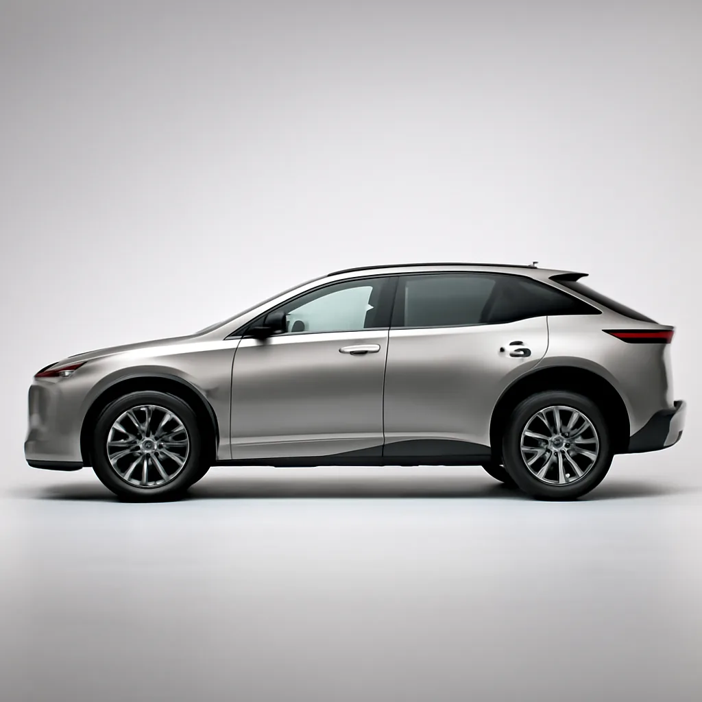 Lexus RZ 2022–2024, вид сбоку
