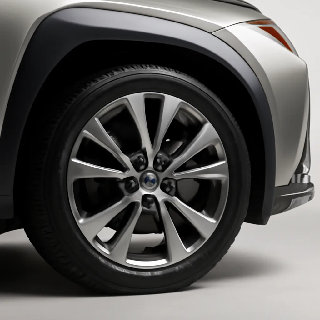 Lexus UX 2018–2020, колёсный диск крупным планом