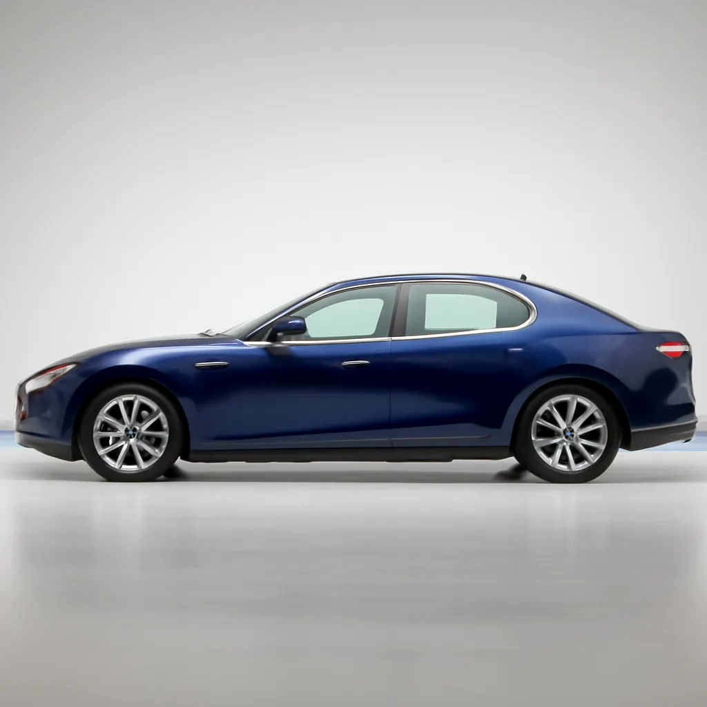 Maserati Ghibli 2022–2024, вид сбоку