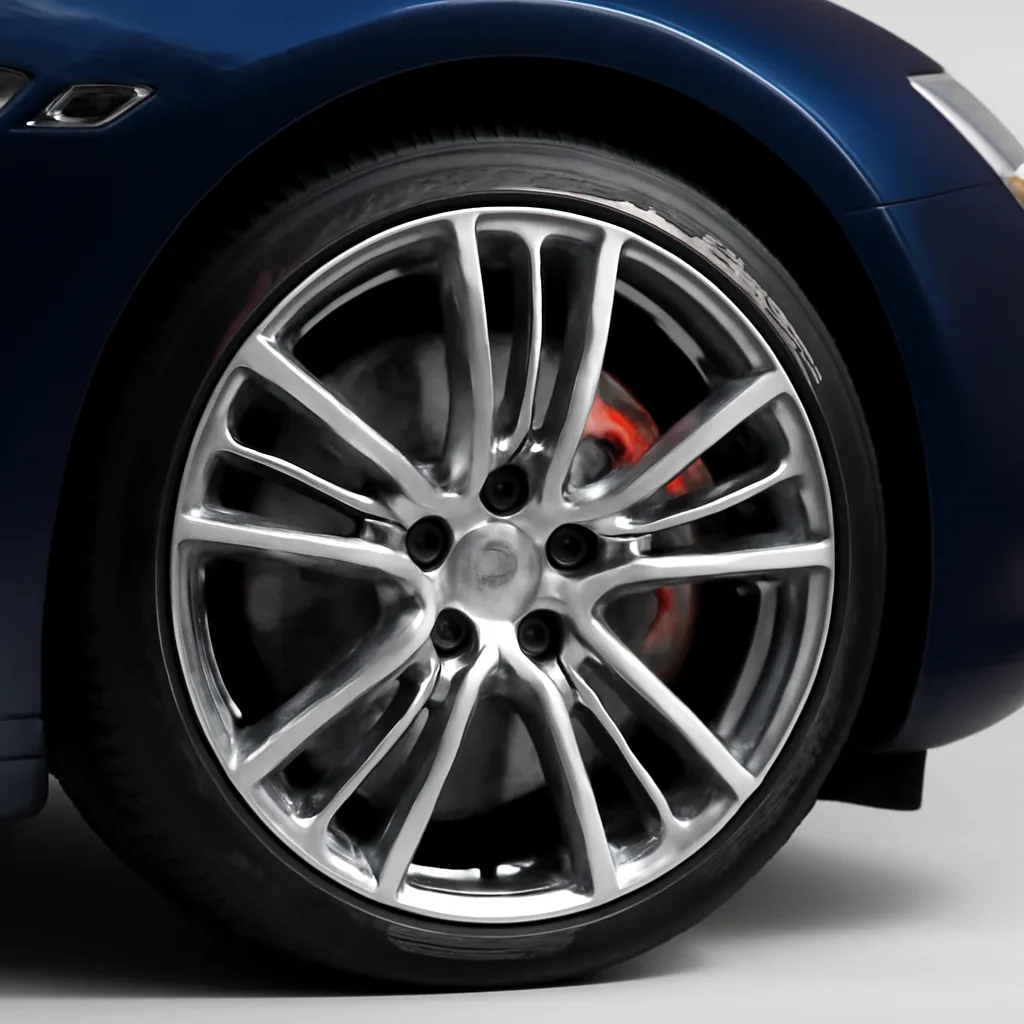 Maserati Ghibli 2022–2024, колёсный диск крупным планом