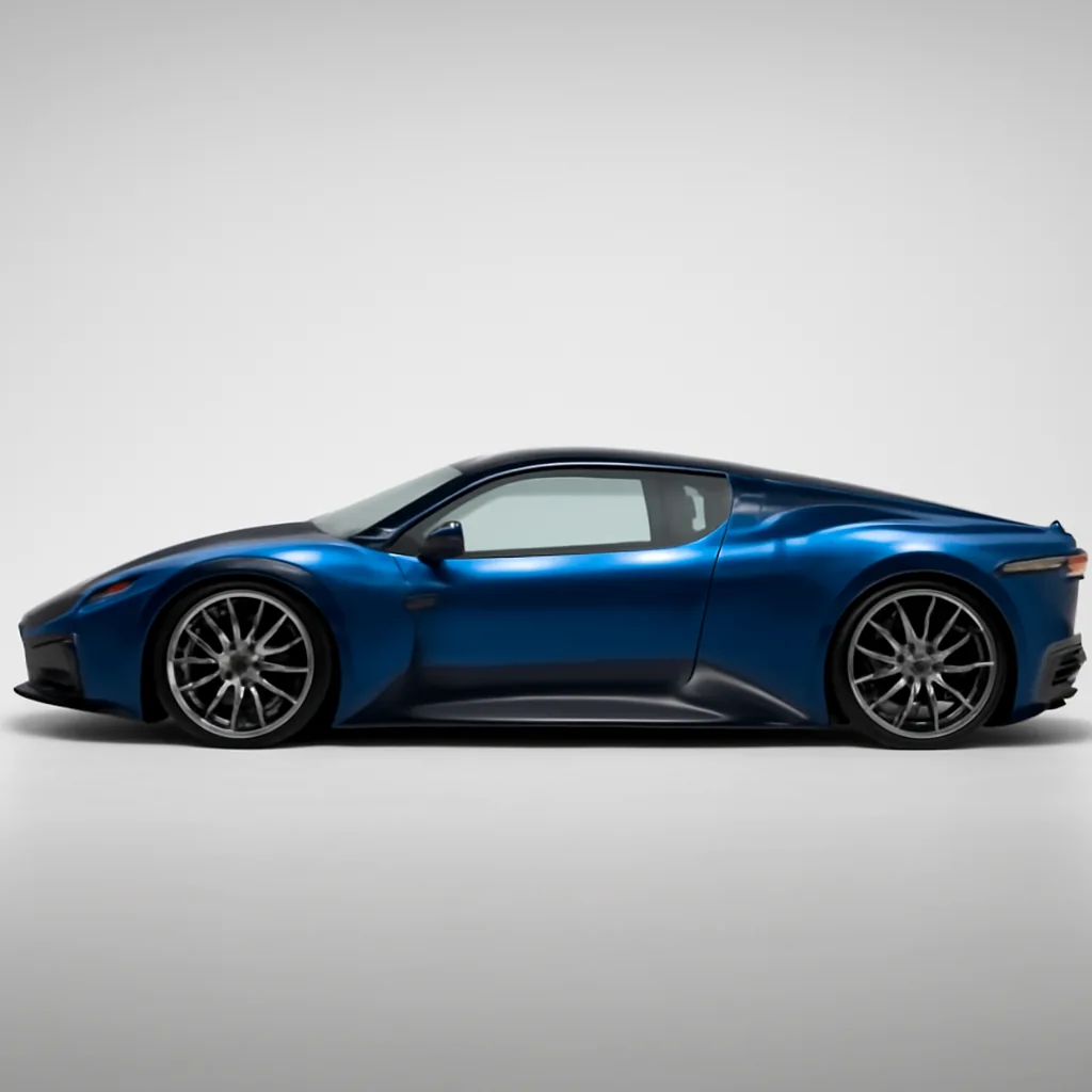 Maserati MC20 2023–2025, вид сбоку
