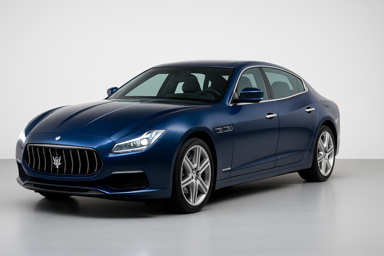Maserati Quattroporte 2022 года, 3/4 фронт