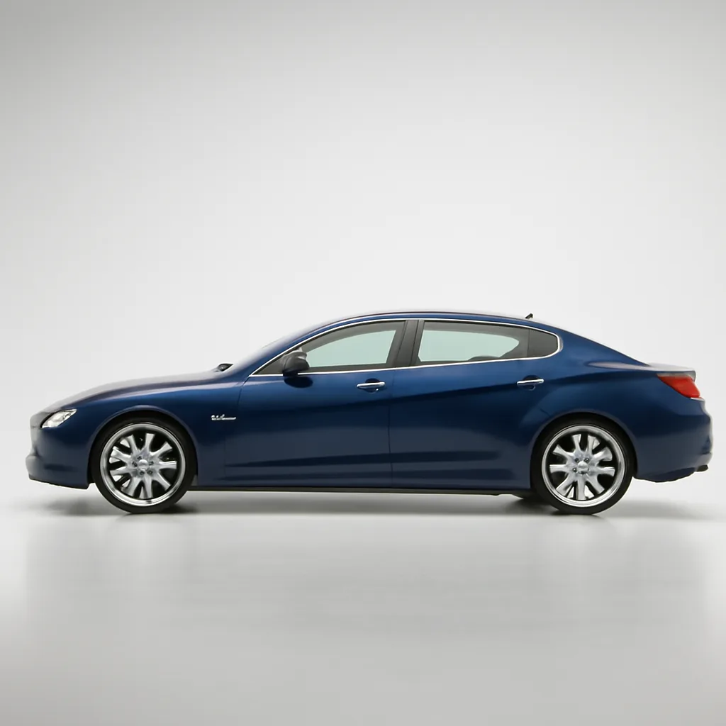 Maserati Quattroporte 2016–2018, вид сбоку