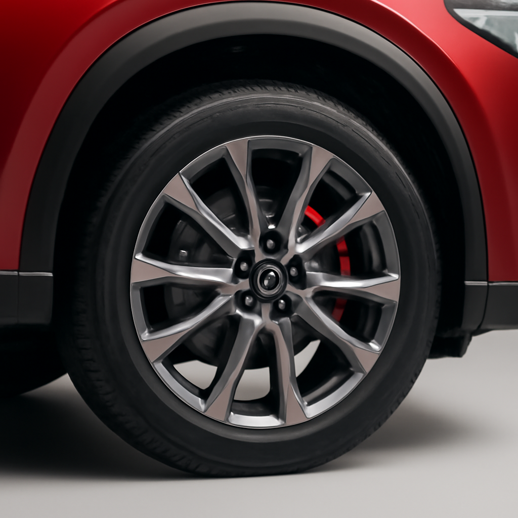 Mazda CX-5 2024 года, 3/4 фронт — Деталь