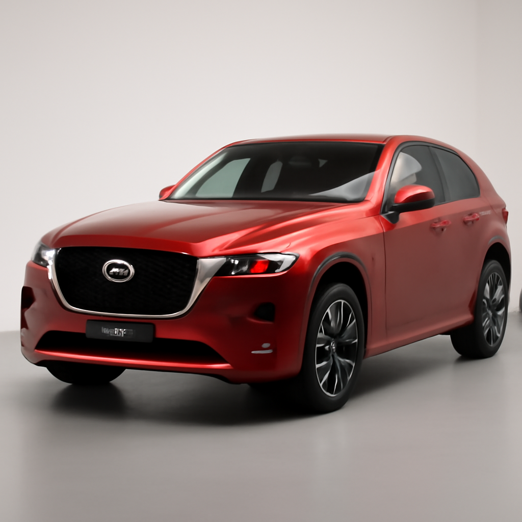 Mazda CX-60 2022 года, 3/4 фронт — 3/4 фронт