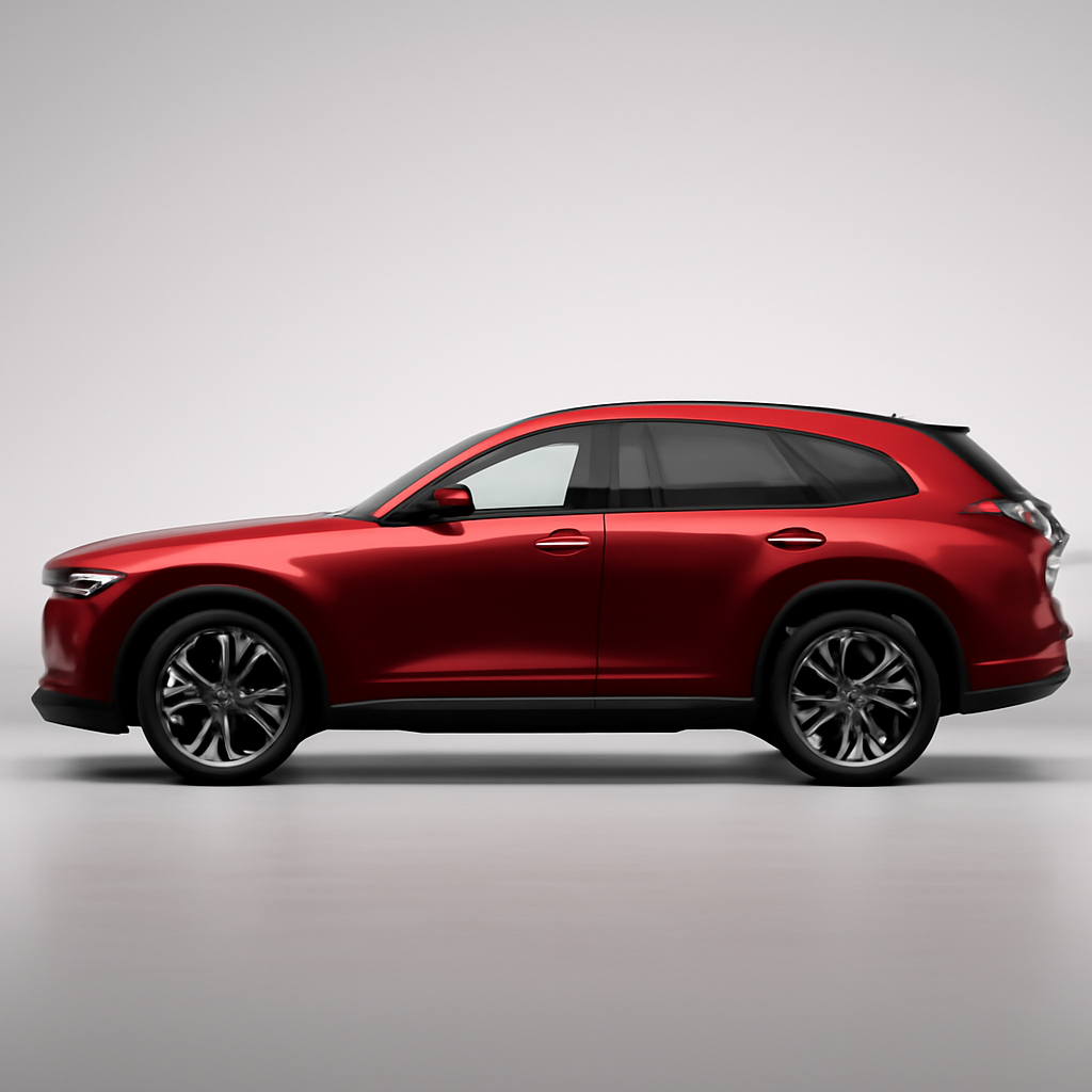 Mazda CX-90 2025 года, 3/4 фронт — Профиль