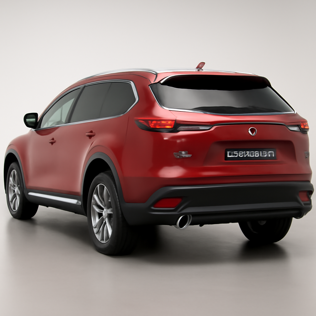 Mazda CX-9 2021 года, 3/4 фронт — 3/4 зад