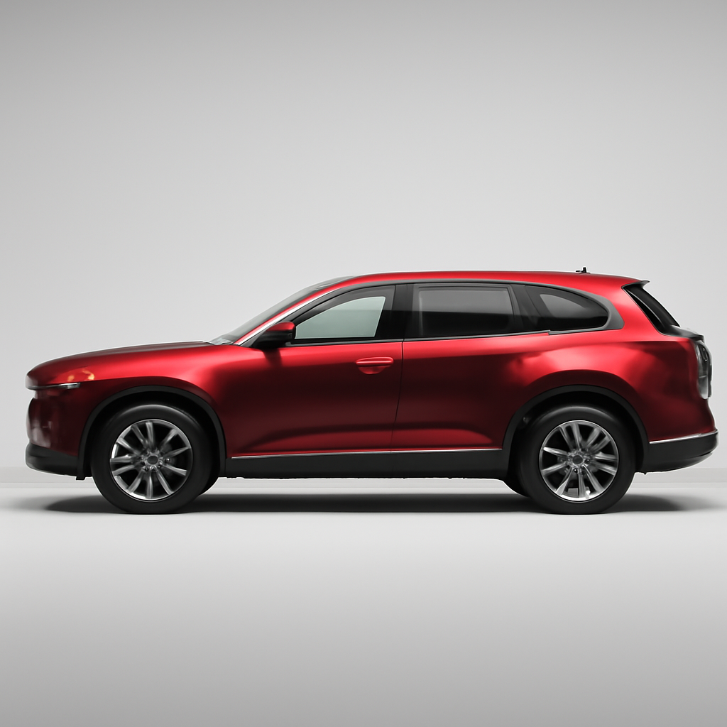Mazda CX-9 2021 года, 3/4 фронт — Профиль