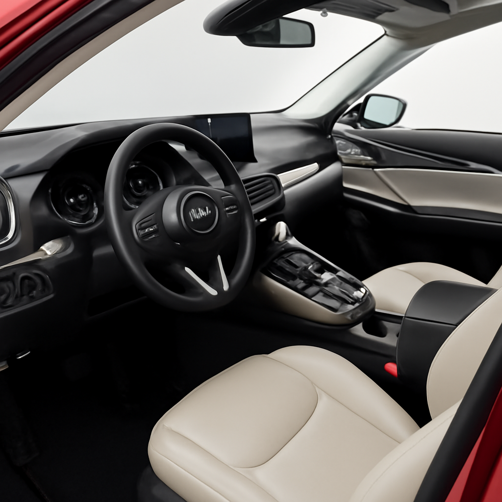 Mazda CX-9 2021 года, 3/4 фронт — Интерьер