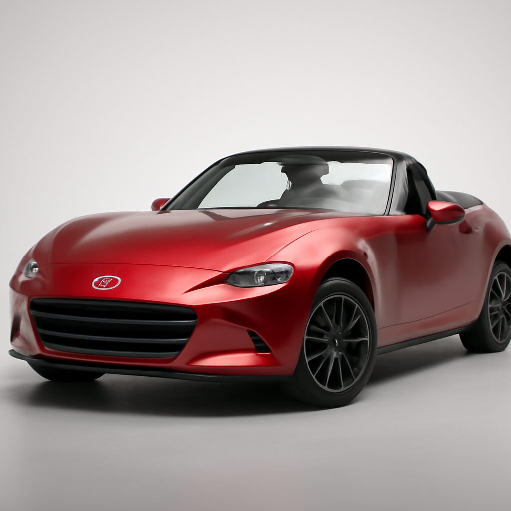 Mazda MX-5 2023 года, 3/4 фронт — 3/4 фронт