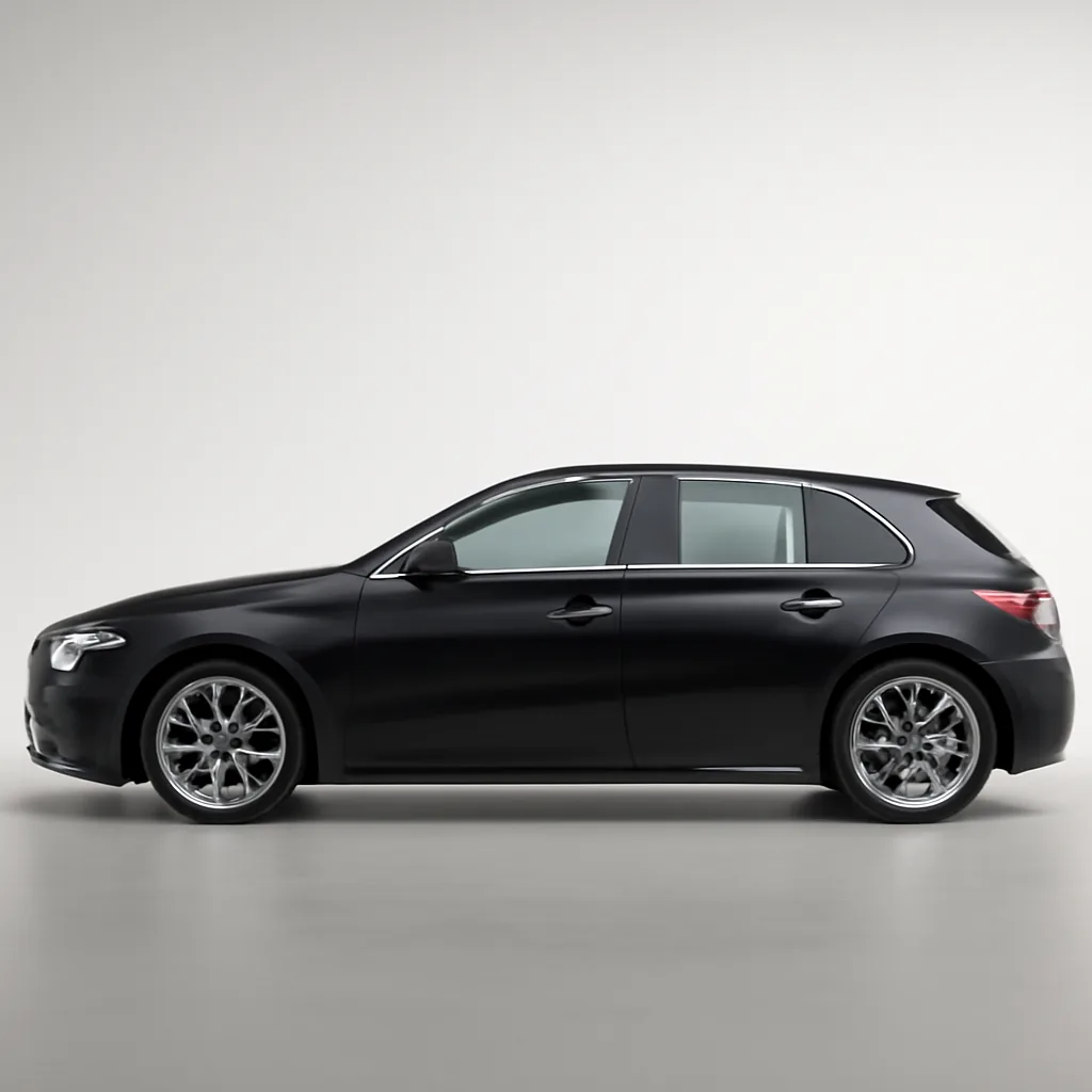 Mercedes-Benz A-Class 2021–2023, вид сбоку