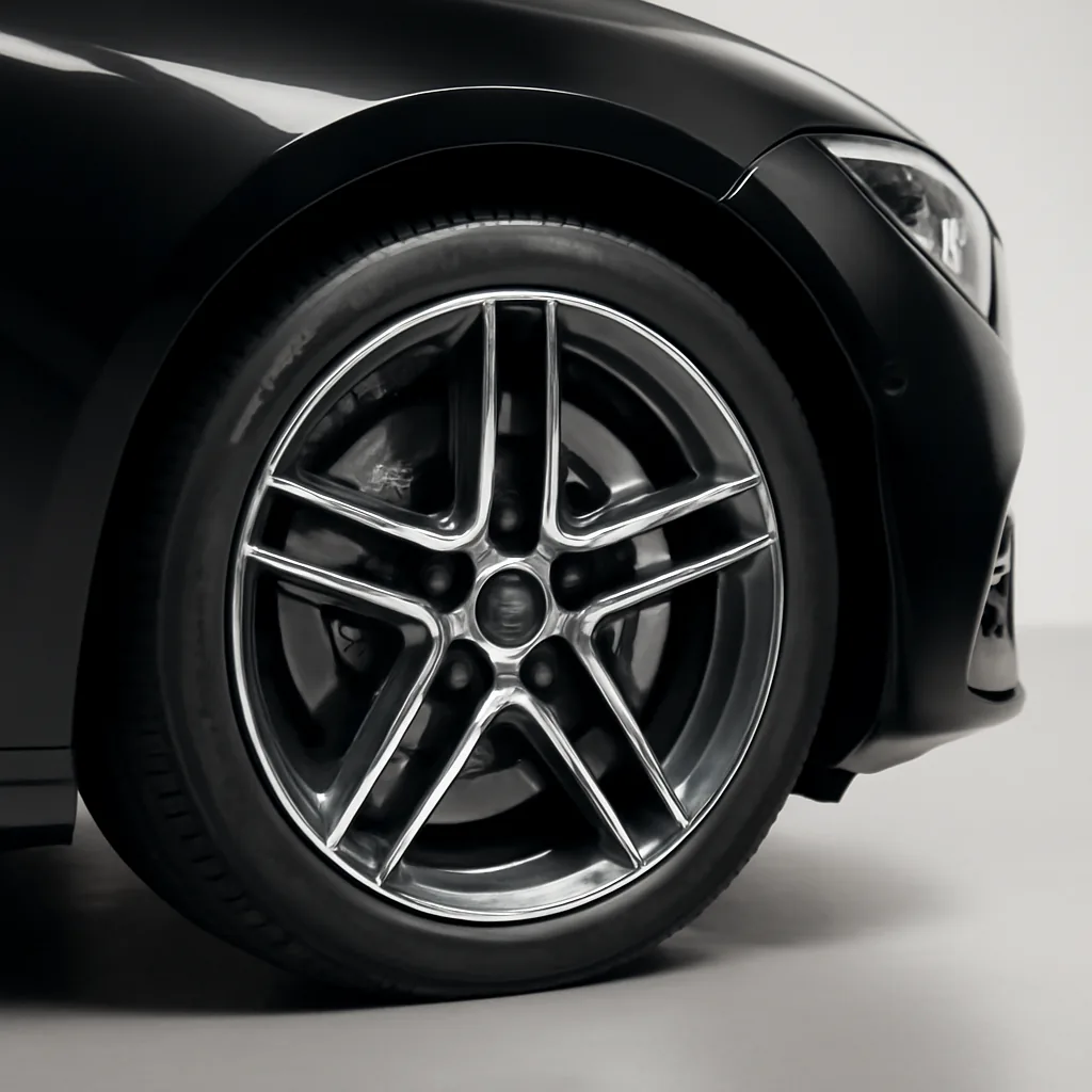 Mercedes-Benz CLA 2021–2023, колёсный диск крупным планом
