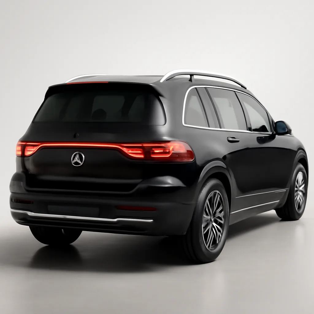 Mercedes-Benz EQB 2021–2023, 3/4 зад