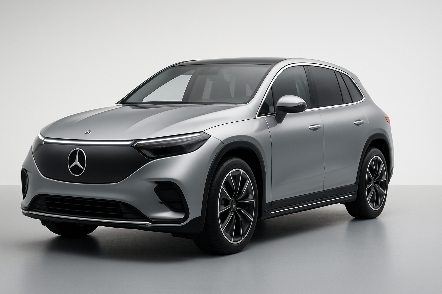Mercedes-Benz EQS SUV 2024 года, 3/4 фронт