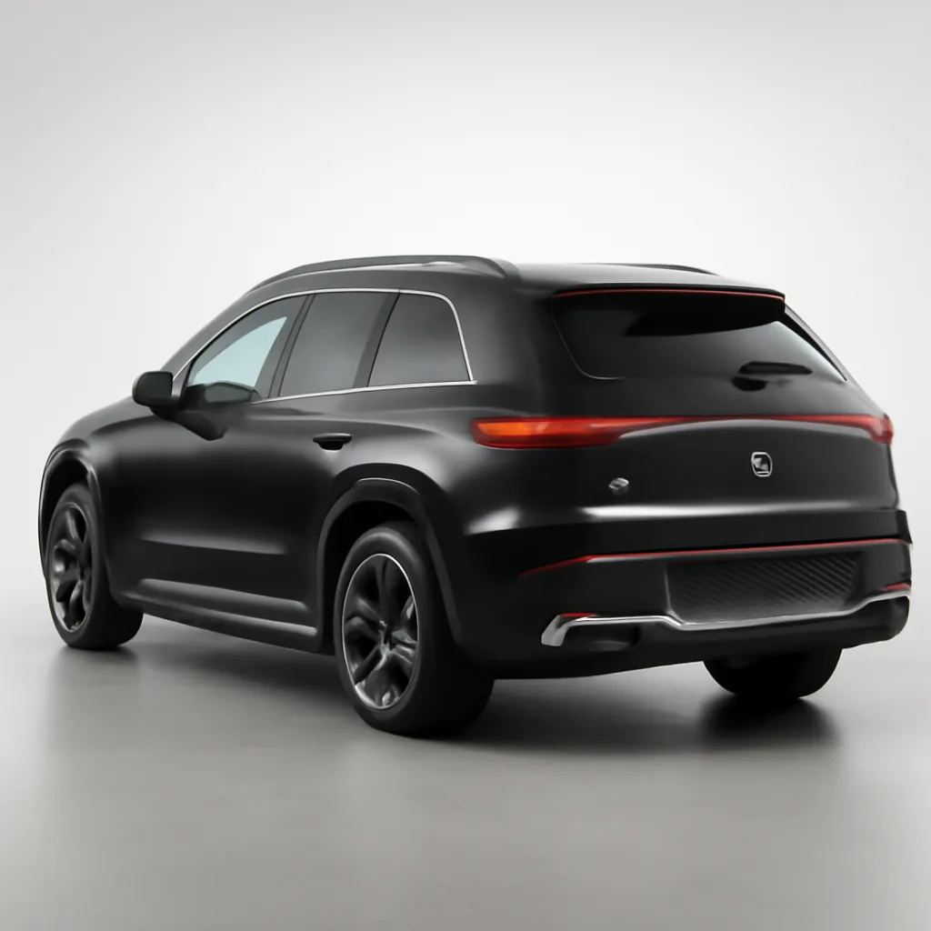 Mercedes-Benz EQS SUV 2021–2023, 3/4 зад