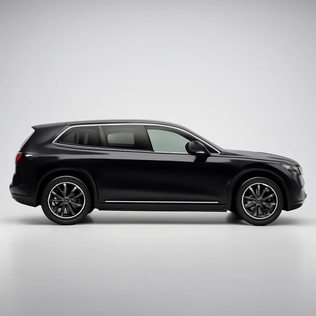Mercedes-Benz EQS SUV 2021–2023, вид сбоку