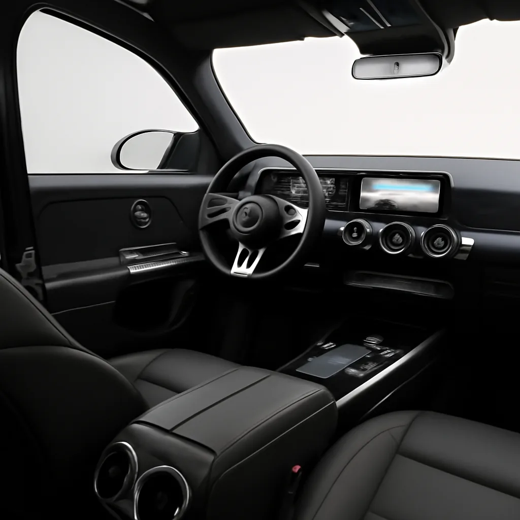 Mercedes-Benz GLB 2022–2024, интерьер · приборная панель