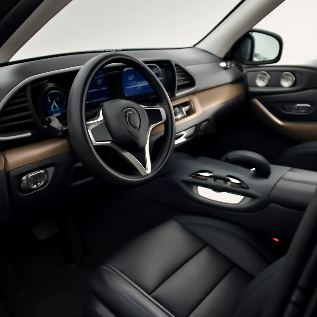 Mercedes-Benz GLE 2024–2026, интерьер · приборная панель
