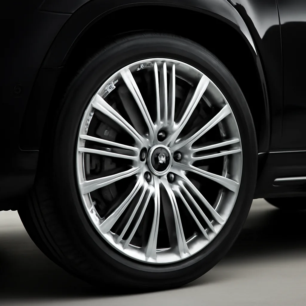 Mercedes-Benz Maybach GLS 2023–2025, колёсный диск крупным планом