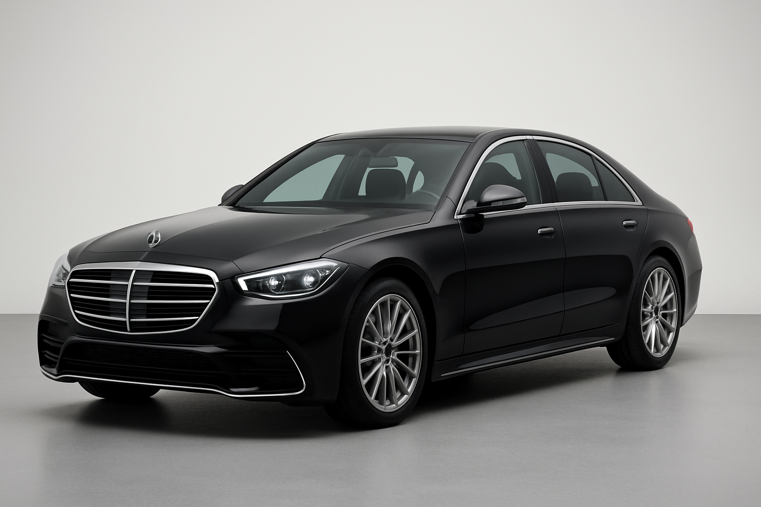Mercedes-Benz S-Class 2024 года, 3/4 фронт