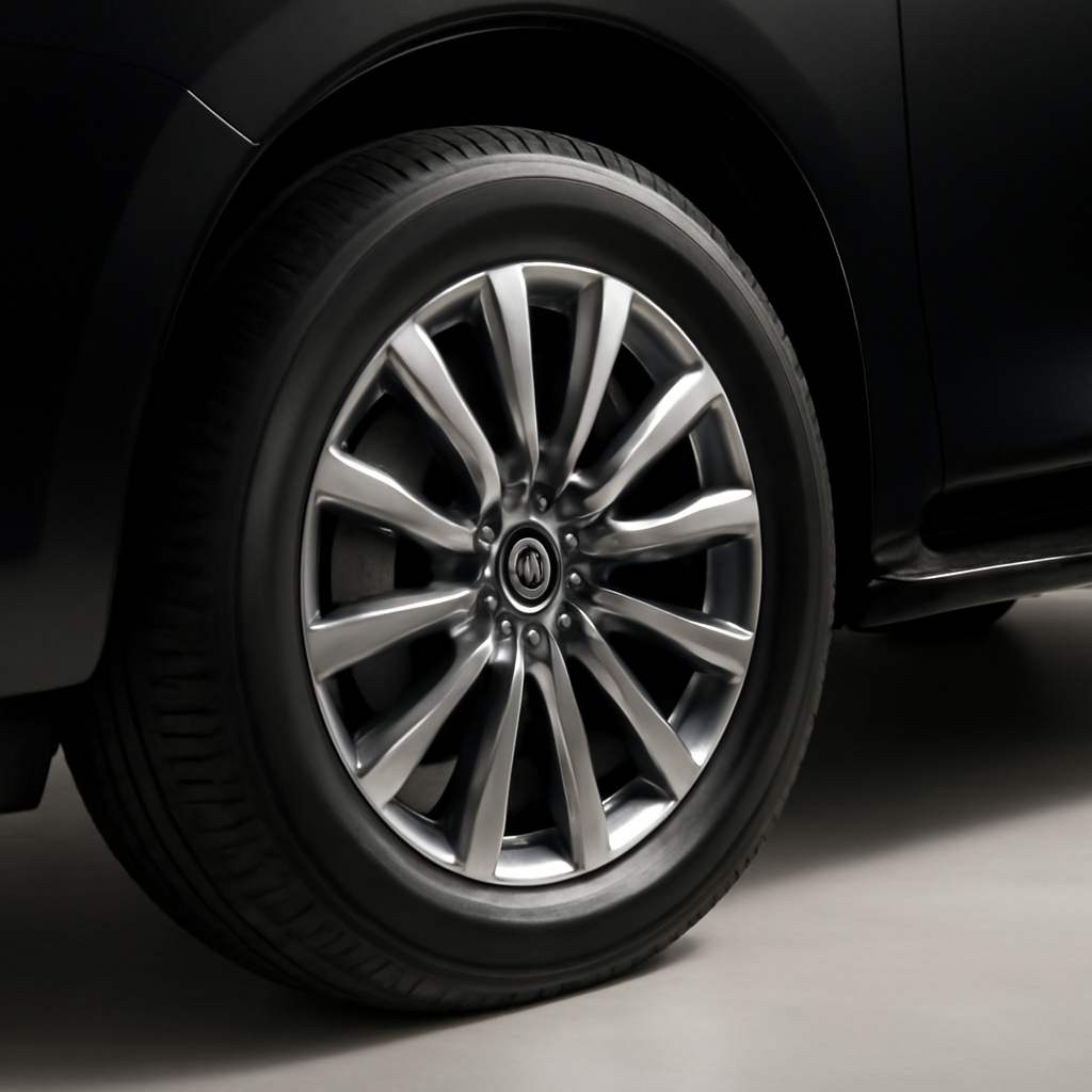 Nissan Armada 2026 года, 3/4 фронт — Деталь