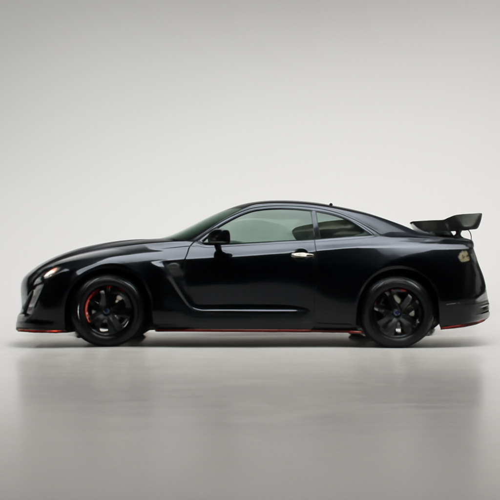 Nissan GT-R 2019 года, 3/4 фронт — Профиль