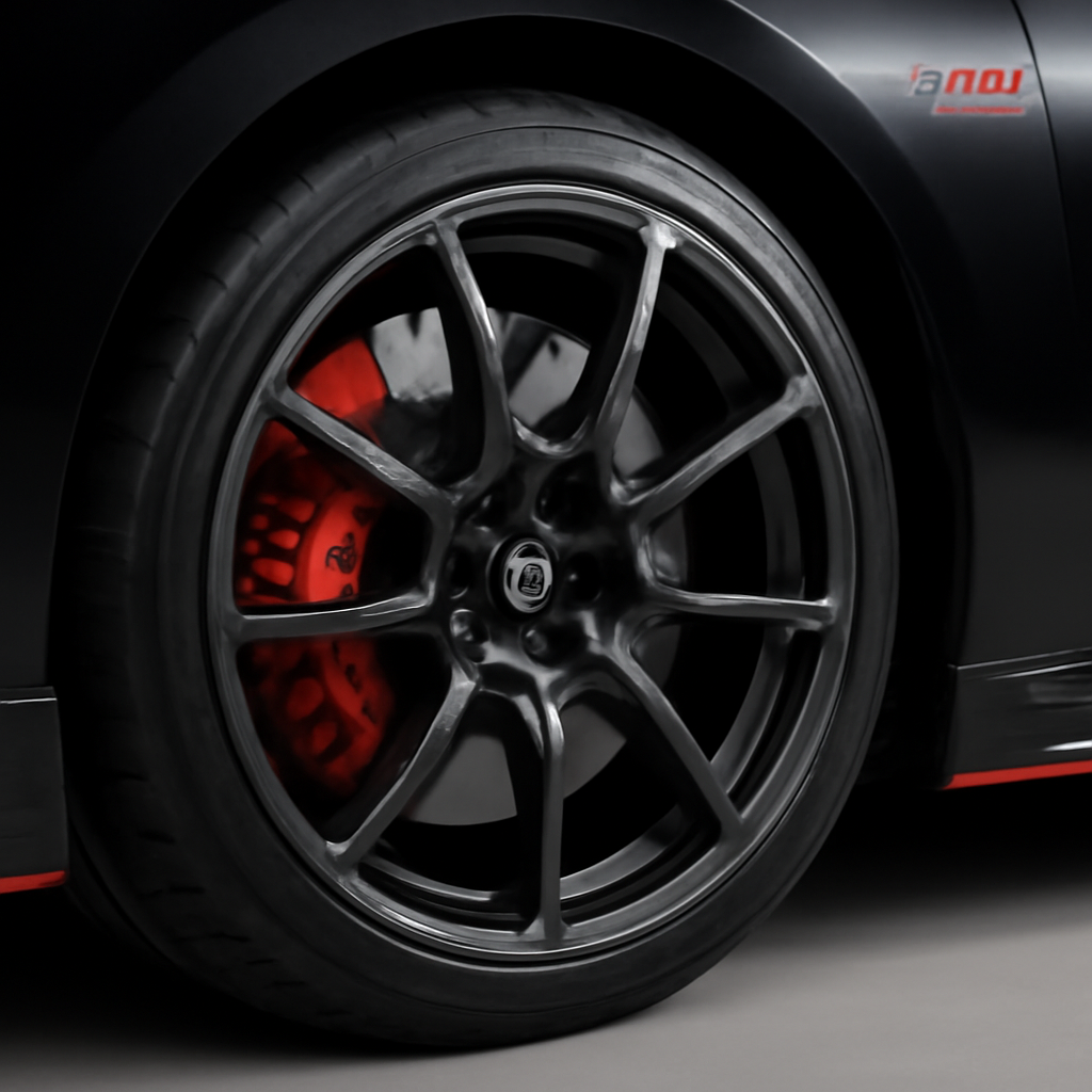 Nissan GT-R 2019 года, 3/4 фронт — Деталь