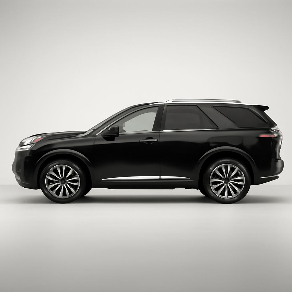 Nissan Pathfinder 2022 года, 3/4 фронт — Профиль