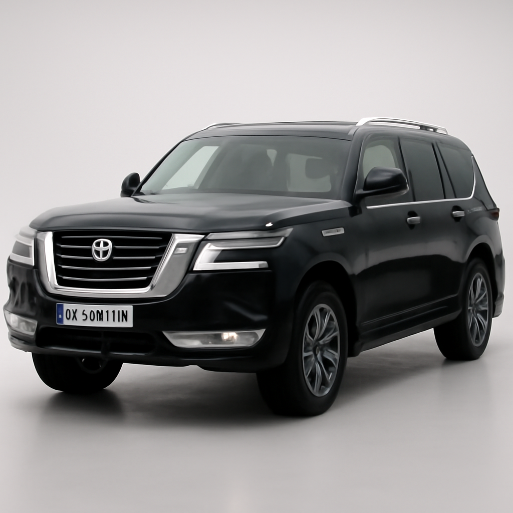 Nissan Patrol 2024 года, 3/4 фронт — 3/4 фронт