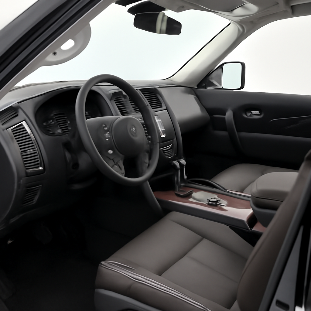 Nissan Patrol 2024 года, 3/4 фронт