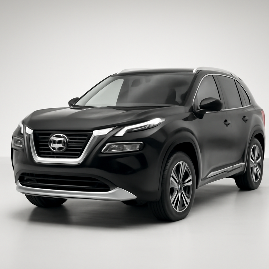 Nissan X-Trail 2023 года, 3/4 фронт — 3/4 фронт