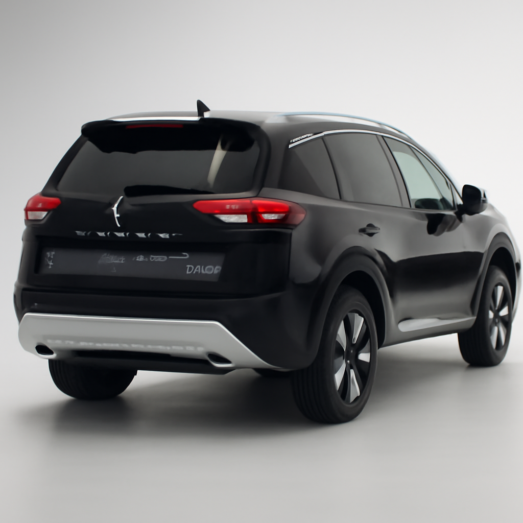 Nissan X-Trail 2023 года, 3/4 фронт — 3/4 зад