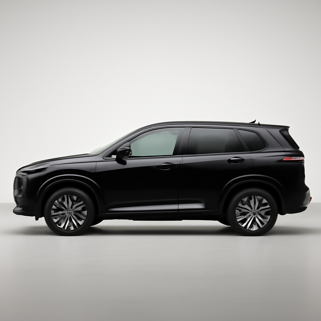 Nissan X-Trail 2023 года, 3/4 фронт — Профиль