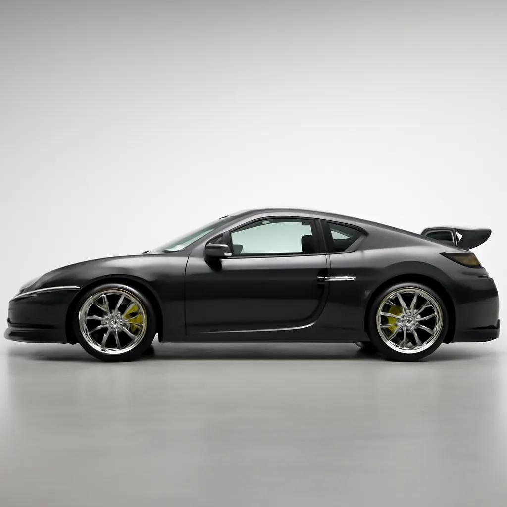 Porsche 718 2024–2026, вид сбоку