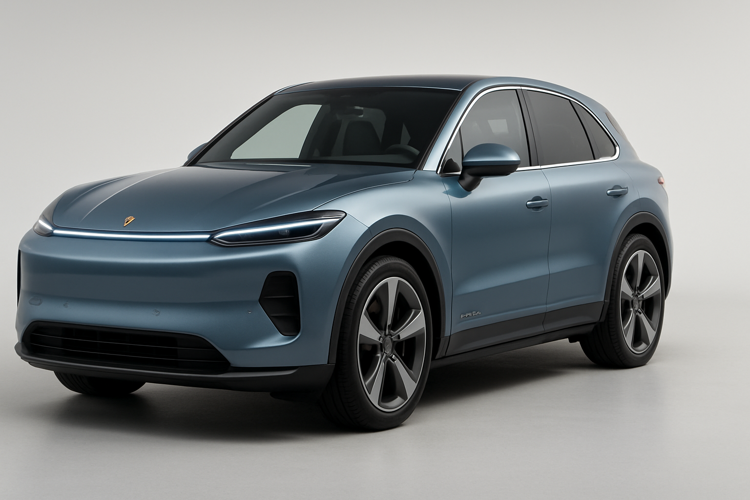 Porsche Cayenne Electric 2026 года, 3/4 фронт