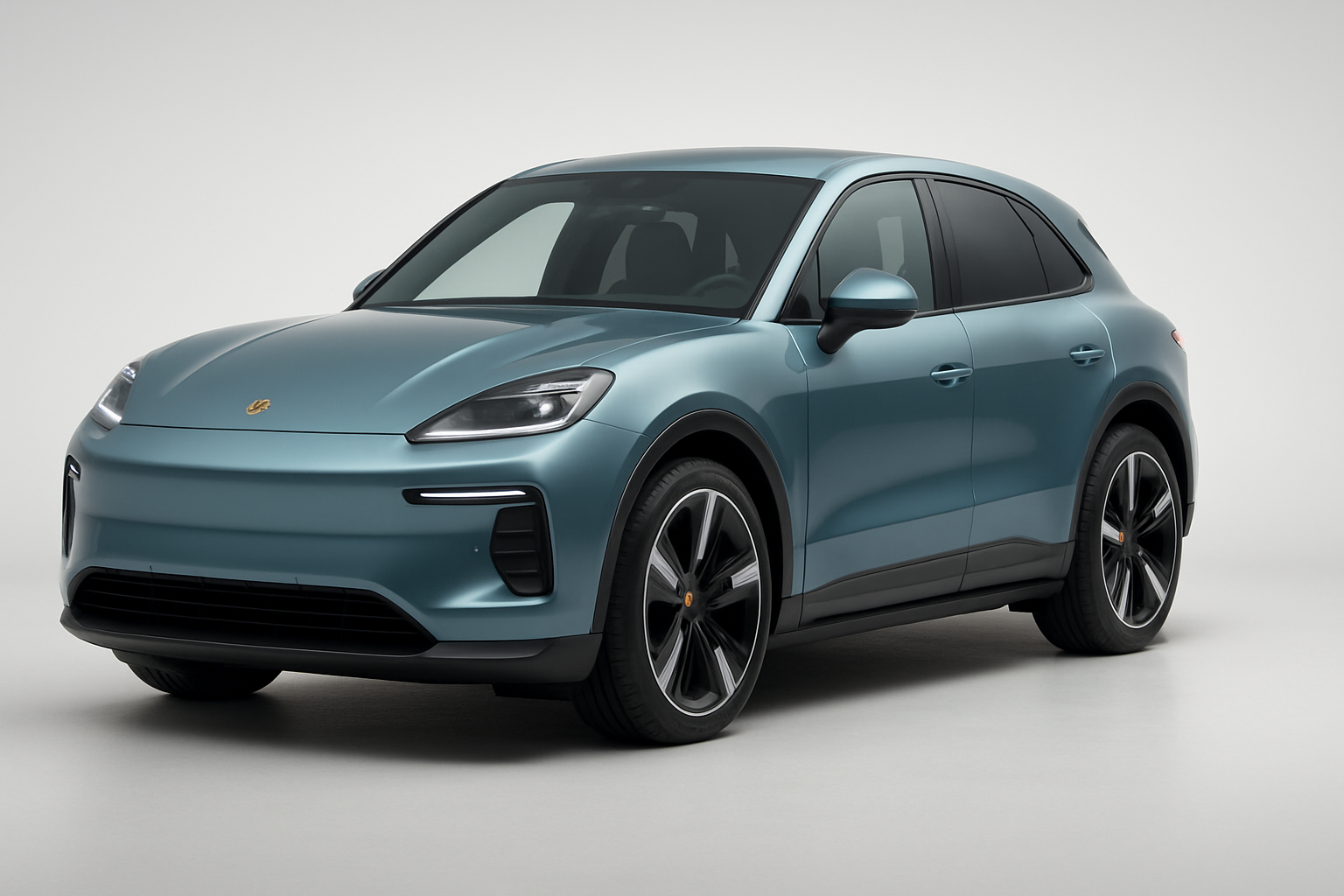 Porsche Macan Electric 2026 года, 3/4 фронт