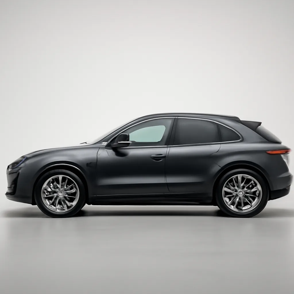 Porsche Macan Electric 2025–2026, вид сбоку