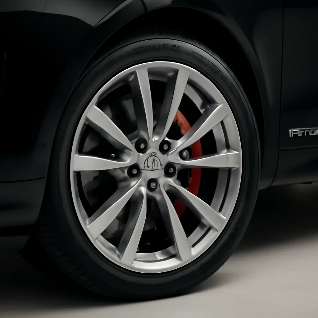 Range Rover Range Rover Sport 2022–2024, колёсный диск крупным планом