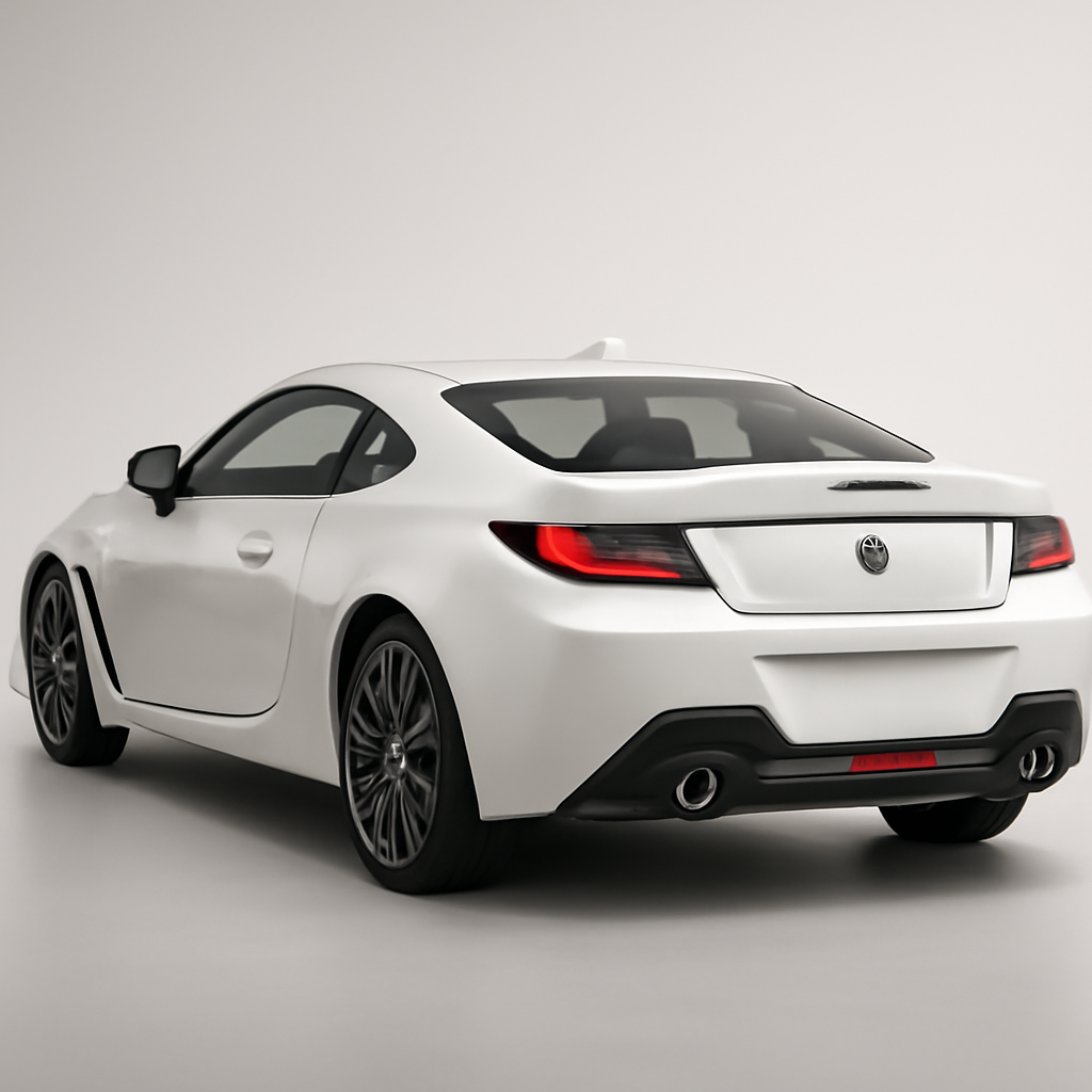 Subaru BRZ 2023 года, 3/4 фронт — 3/4 зад