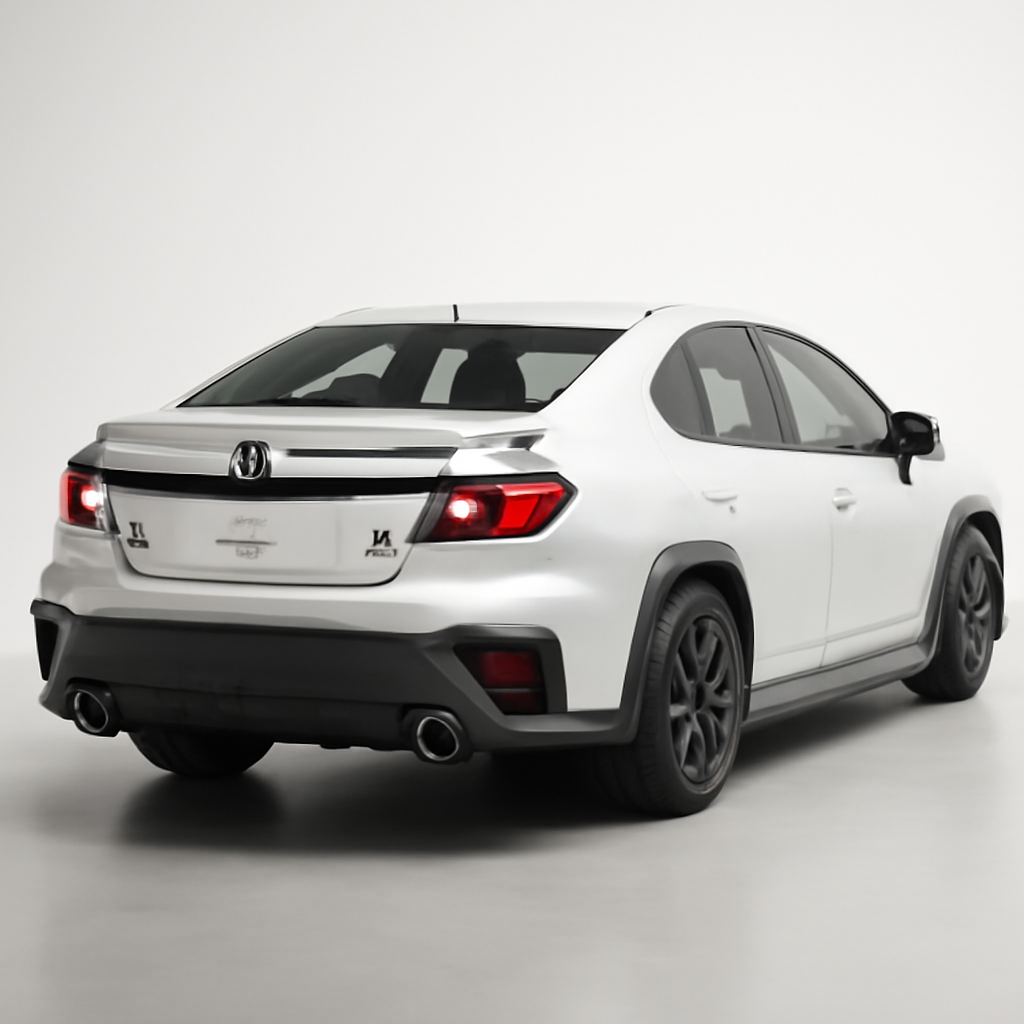 Subaru WRX 2022 года, 3/4 фронт — 3/4 зад