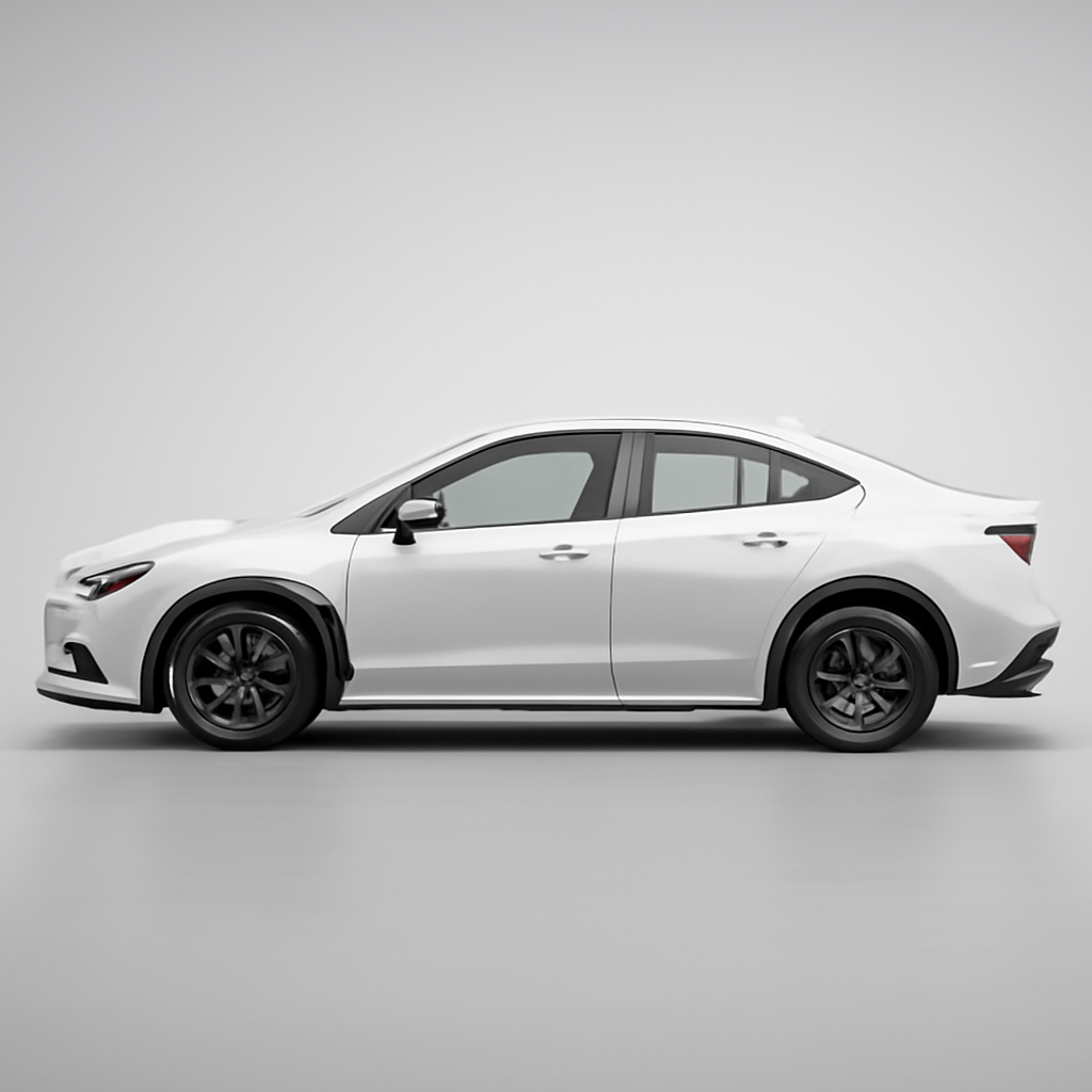 Subaru WRX 2022 года, 3/4 фронт — Профиль